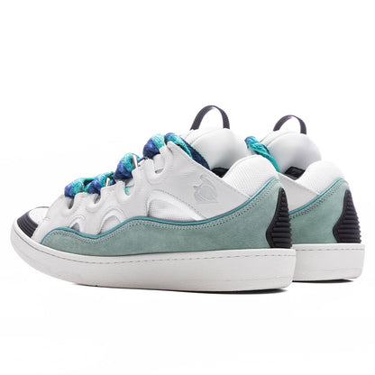 Curb Sneakers - White/Green