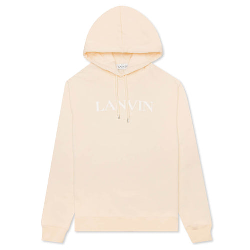 Embroidered Hoodie - Cream