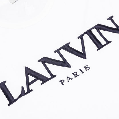 Embroidered Oversize Tee - White