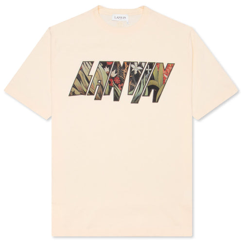 Forest Applied T-Shirt - Cream