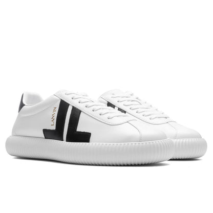 Glen Low Top Sneakers - White/Black