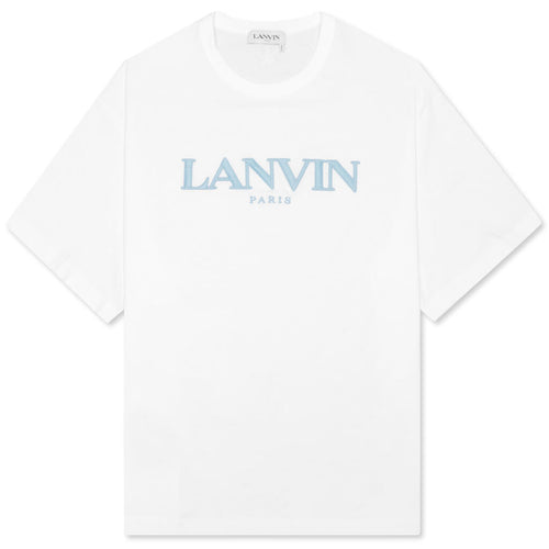 Paris Embroidered T-Shirt - Optic White