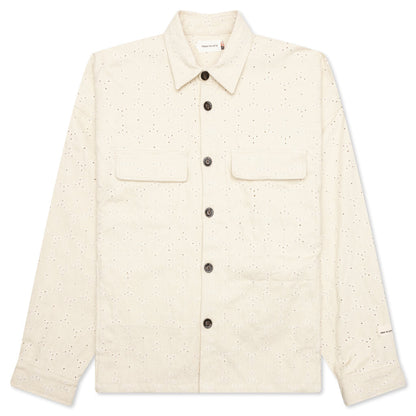 Legacy Eyelet Shirt - Bone