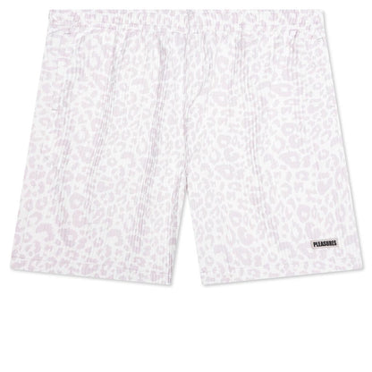 Leopard Active Shorts - Off White