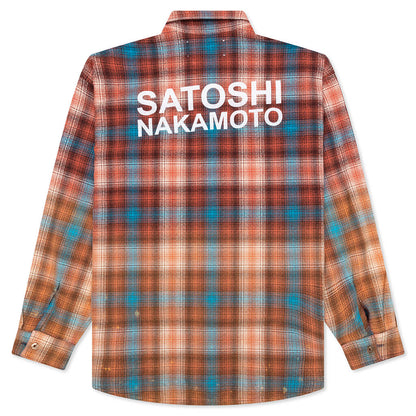 Logo Flannel - Red/Blue