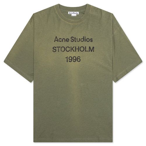 Logo Relaxed Fit T-Shirt - Olive Green