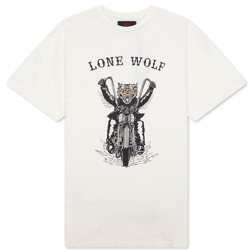 Lone Wolf Tee - Light Archival White