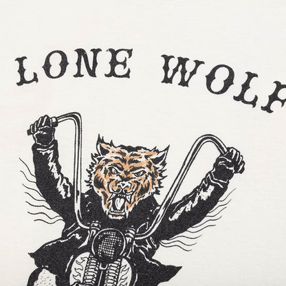 Lone Wolf Tee - Light Archival White