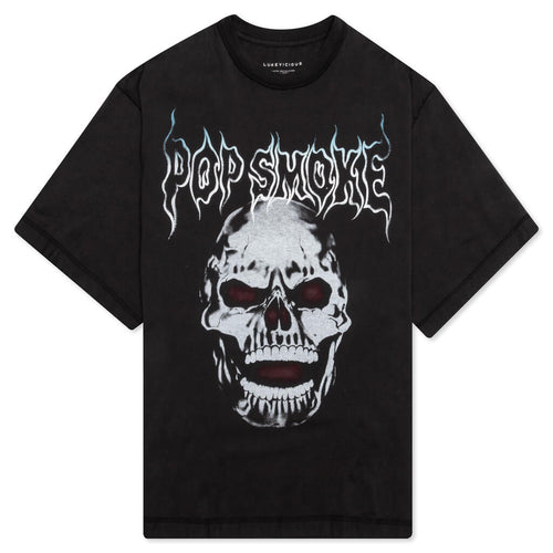 Pop Smoke Tee - Off Black