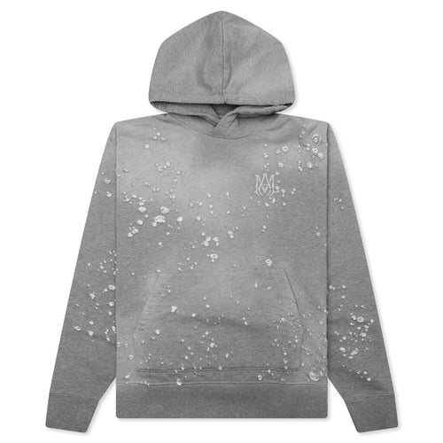 Ma Shotgun Embroidered Hoodie - Grey