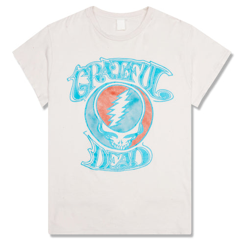Grateful Dead Steal Your Face Crew Tee - Off-White