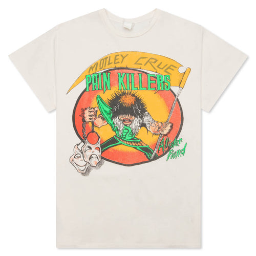 Motley Crue Pain Killers Crew Tee - Off-White