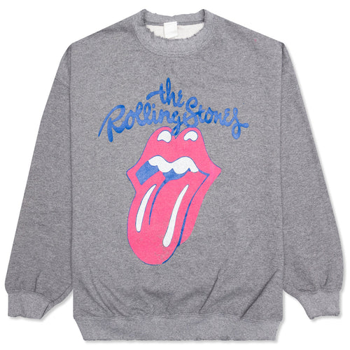 The Rolling Stones Crew Fleece - Heather Grey