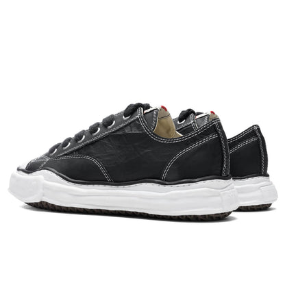 Peterson Low OG Sole Paper Like Leather Sneaker - Black