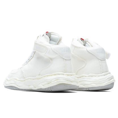 Wayne High OG Sole Washed Canvas Sneaker - White