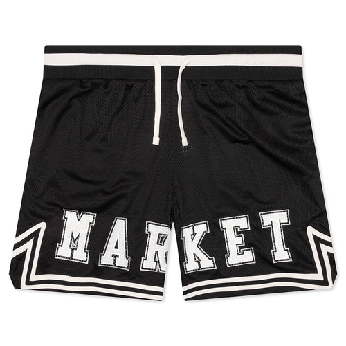 Market International Game Shorts - Black