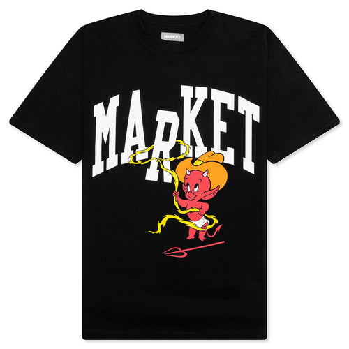 Market x Hot Stuff Cowboy Arc S/S T-Shirt - Black
