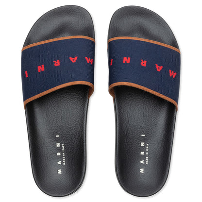 Sandal - Blue Marine/Maroon Red