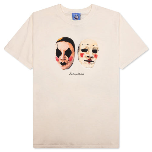 Masks Tee - Cream