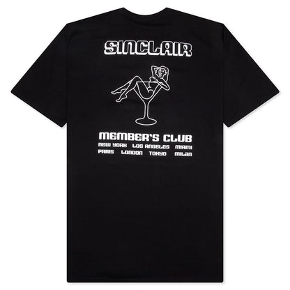 Members Club Tour Tee - Black