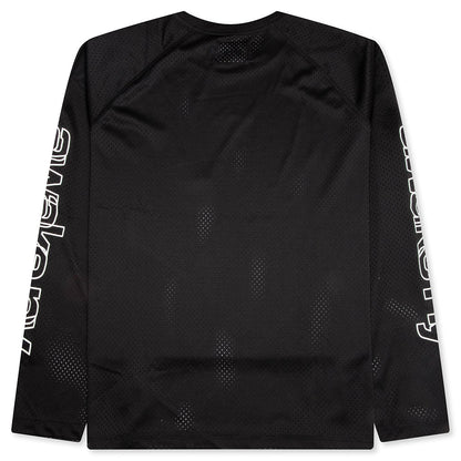 Mesh L/S Top - Black
