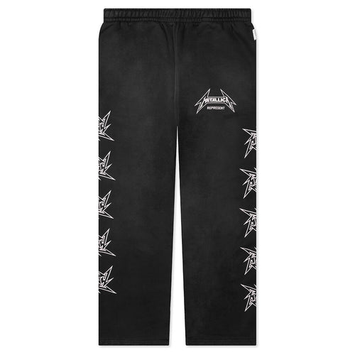 Metallica 40 Year Anniversary Sweat Pants - Stained Black