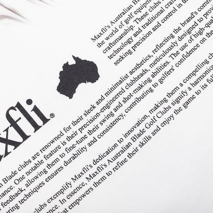 Metalwood x Maxfli Aussie Blade T-Shirt - White