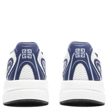 NFNTY-52 Synthetic Leather and Mesh Sneakers - Navy/ White