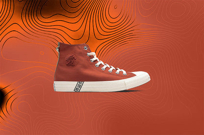 Converse x Naruto Chuck Taylor All Star Hi - Natural Ivory/Ritual Red/Black