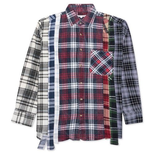 7 Cuts Shirt - Berry/Navy