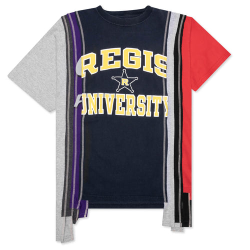 College 7 Cuts S/S Tee - Navy Regis