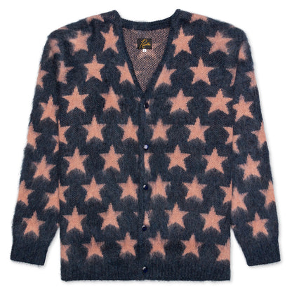 Mohair Cardigan - Blue/Grey