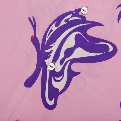 Needles x Kae Tanaka Kt Papillon S/S One-Up Shirt - Old Rose