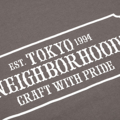 Bar & Shield L/S C-Tee - Grey