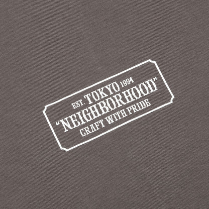 Bar & Shield L/S C-Tee - Grey