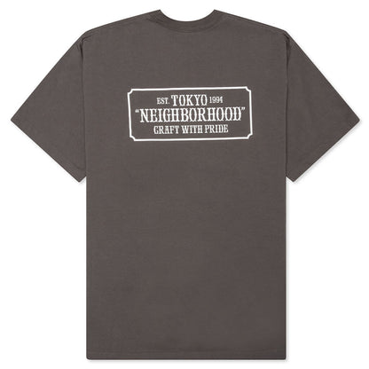 Bar & Shield S/S C-Tee - Grey