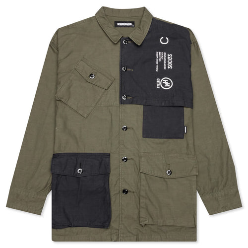 Combat L/S C-Shirt - Olive Drab