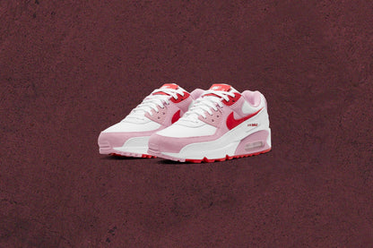 Women's Air Max 90 "V-Day" - White/University Red