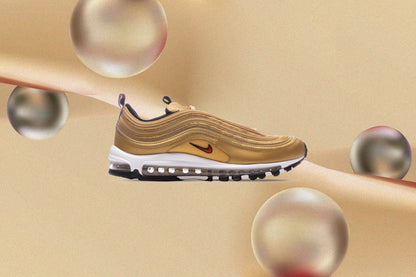 Air Max 97 Golden Bullet - Metallic Gold/Varsity Red