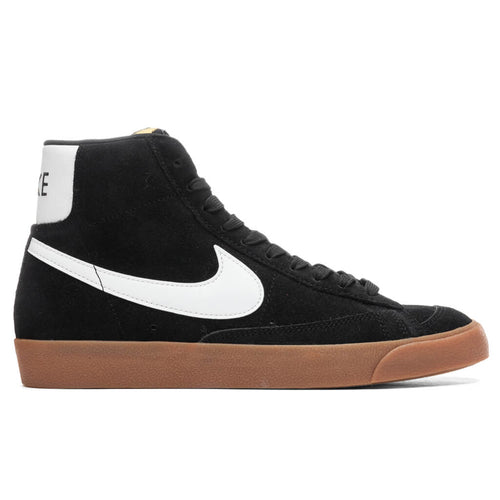 Blazer Mid '77 Suede - Black/White/Gum