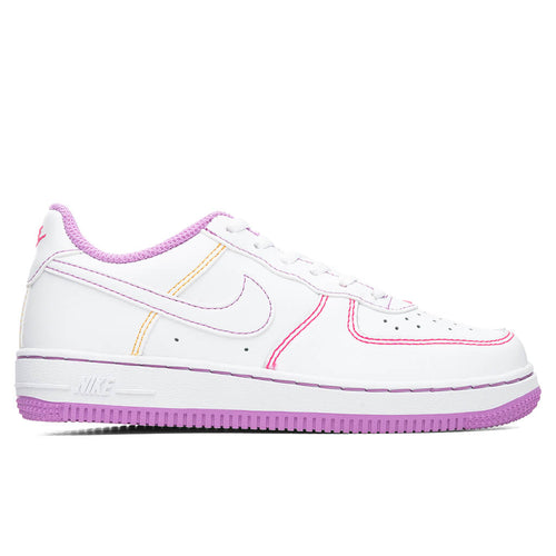 Force 1 (PS) - White/Fuchsia Glow
