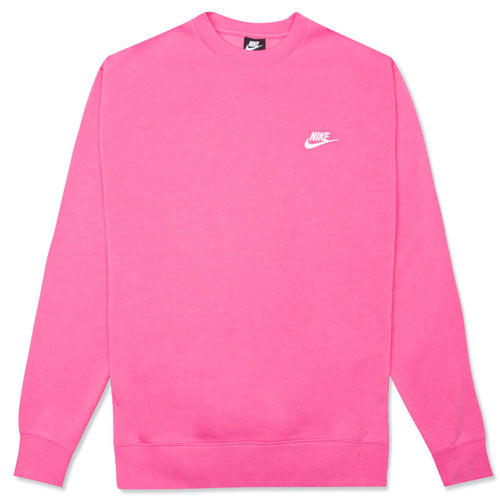 Sportswear Club Fleece Crew - Pinksicle/White