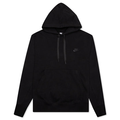 Sportswear Pullover French Terry Hoodie - Black/Off Noir