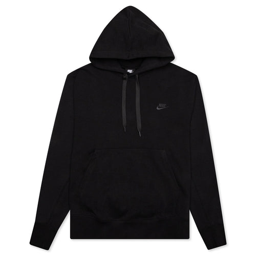 Sportswear Pullover French Terry Hoodie - Black/Off Noir