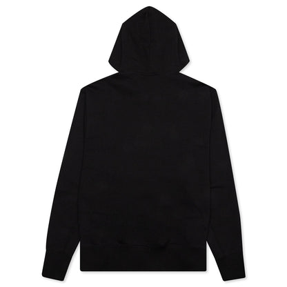 Sportswear Pullover French Terry Hoodie - Black/Off Noir