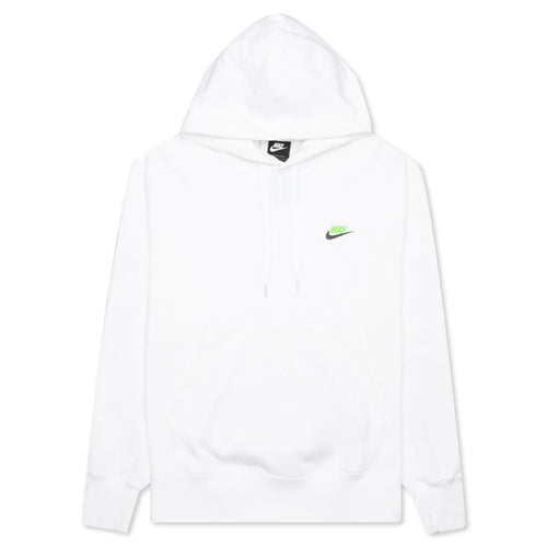 Sportswear Pullover French Terry Hoodie - White