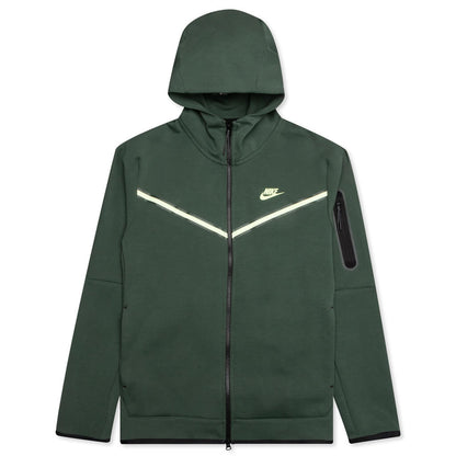 Sportswear Tech Fleece Full Zip Up Hoodie - Galactic Jade/Light Liquid Lime
