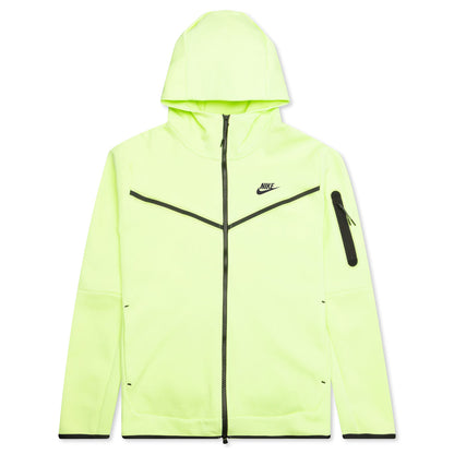 Sportswear Tech Fleece Full Zip Up Hoodie - Light Liquid Lime/Black