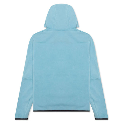 Sportswear Tech Fleece Washed Full-Zip Hoodie - Cerulean/Black