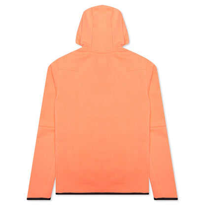 Sportswear Tech Fleece Washed Full-Zip Hoodie - Orange Frost/Black